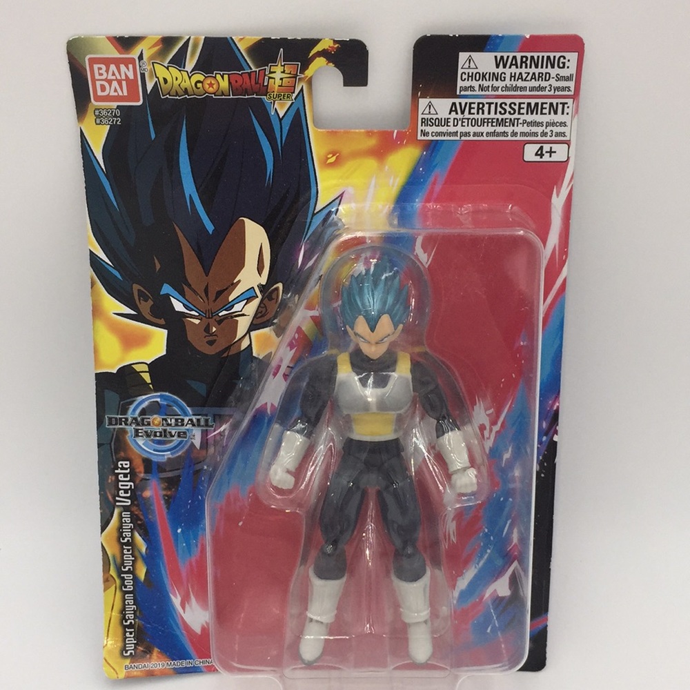 Dragonball Evolve Super Saiyan God Super Saiyan Vegeta Bandai 6” Action Figure